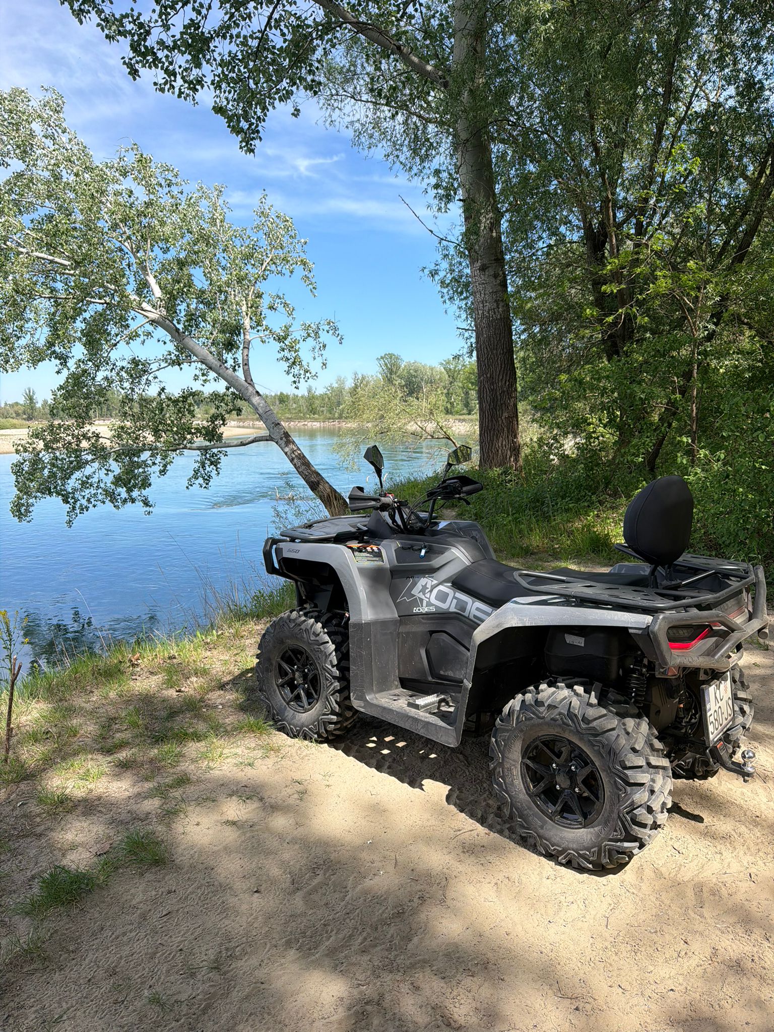 Quad by the lake